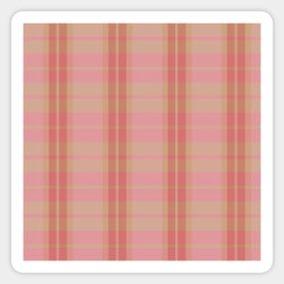 Spring Aesthetic Daviana 1 Hand Drawn Textured Plaid Pattern Sticker